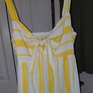 Maurices Yellow Stripes Dress